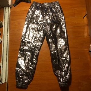 Silver pants from forever 21